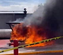 墨西哥消防局新能源汽車滅火實驗：浪潮消防F-500微胞囊滅火劑展現超凡實力